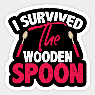 Proud Adult Gift Spoon Survivor Sticker